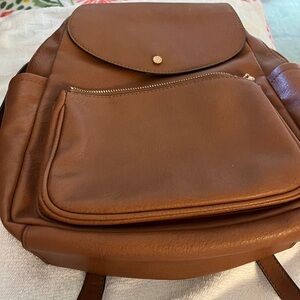 LC Lauren Conrad soft Brown Leather like Detail